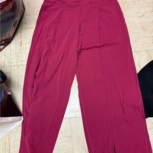lululemon athletica Wide Leg Pants in Berry